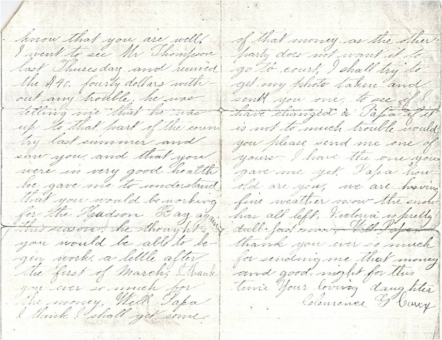 Letter from Cataline's Daughter